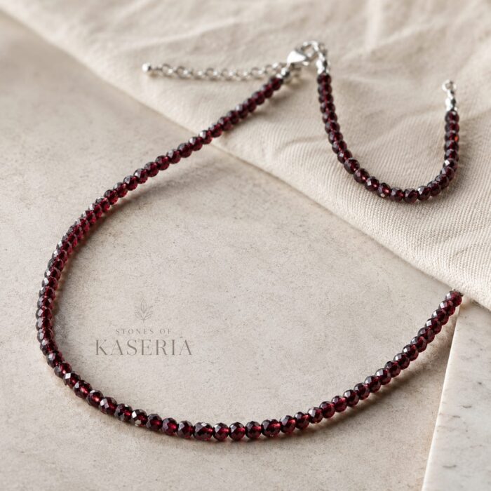 Garnet (Lal) Doğal Taş Kolye - Görsel 2