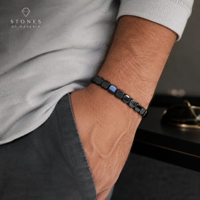 Hematit Rolex Bileklik – 21 cm - Görsel 5