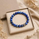 Lapis Lazuli 8 mm Premium Doğal Taş Bileklik - Görsel 3