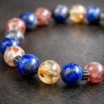 Lapis Lazuli & Sitrin Premium Doğal Taş Bileklik