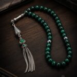 Malakit Doğal Taş Tesbih – 8 mm / 33’lü