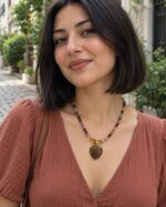 Güneşin İzinde | Kaplangözü, Ametist ve Kehribar Kolye - Görsel 5